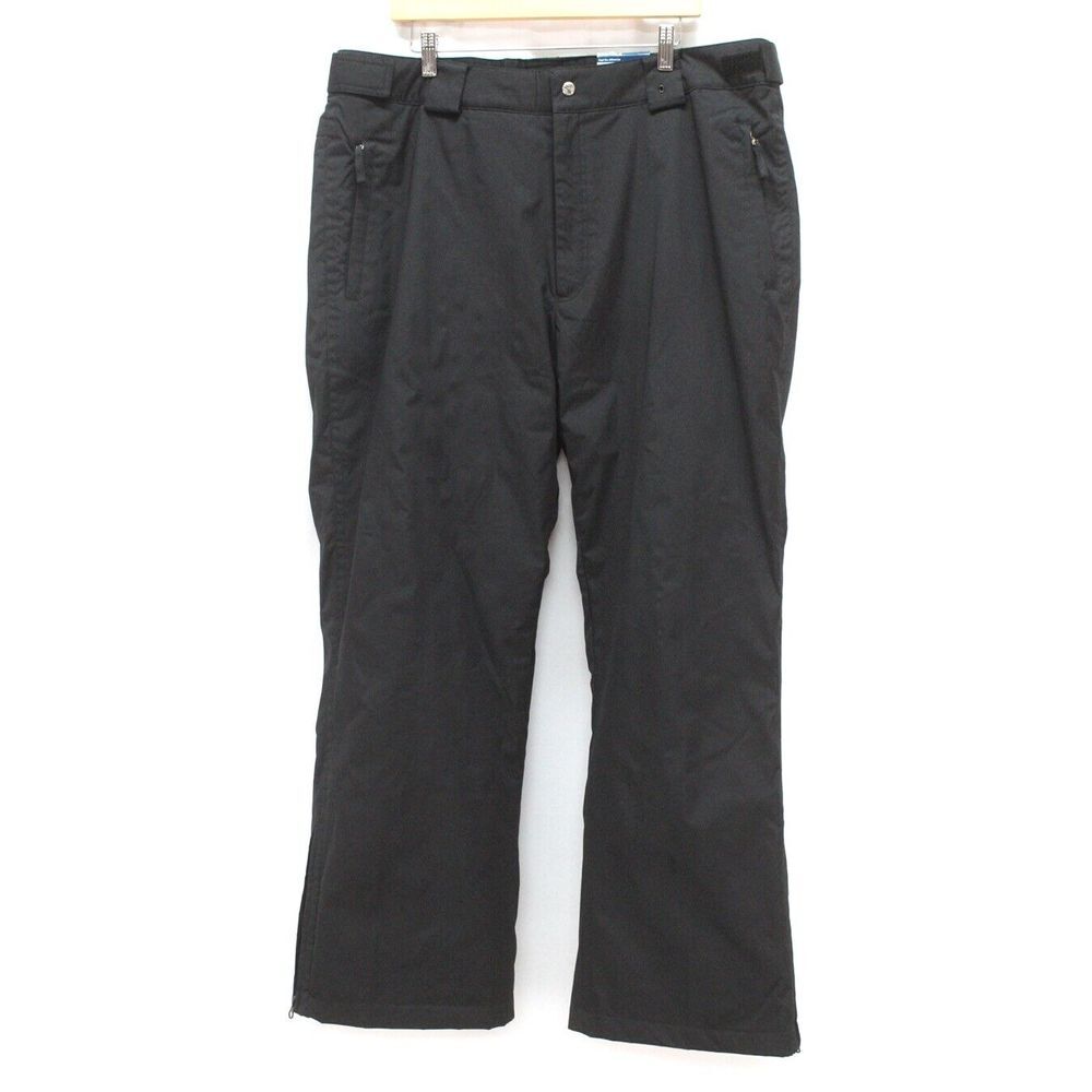 NEW‎ mens black FERA SKI insulated pants snow snowboard 80g thermal 44 R x 32